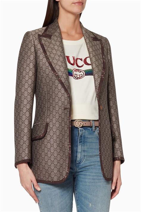 brand new gucci jackets 2018|Gucci blazers for women.